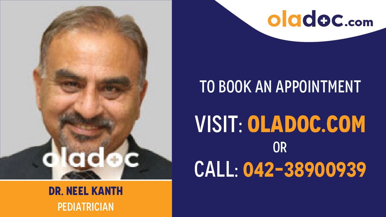 Book appointment with Dr.Neel Kanth-best Pediatrician in karachi